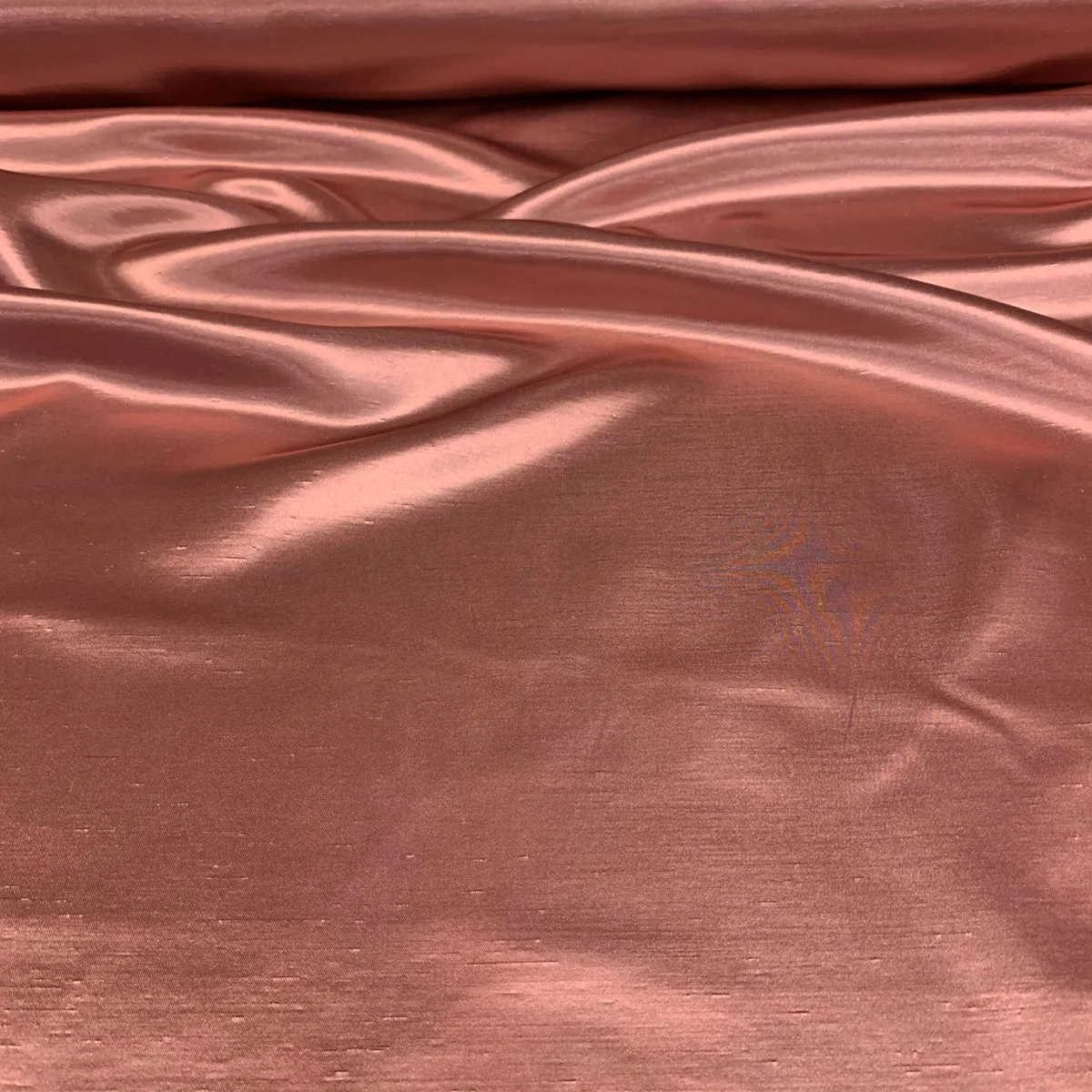 1pc - Shantung Satin (Reversible) Table Linen 132" Round - Coral