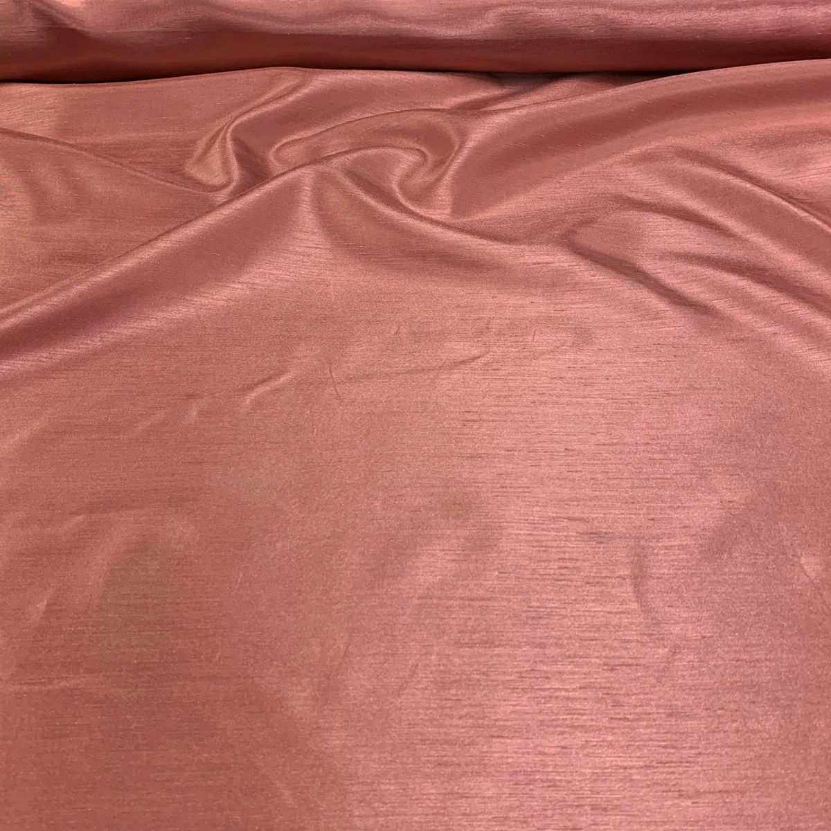 1pc - Shantung Satin (Reversible) Table Linen 132" Round - Coral