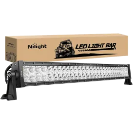 32 Inch 180W Double Row Spot Flood LED Light Bar