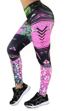 9068 Maripily Women Activewear Print Legging