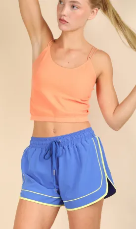 Annie Active Shorts-Blue