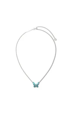 Bianca Butterfly Short Pendant Necklace