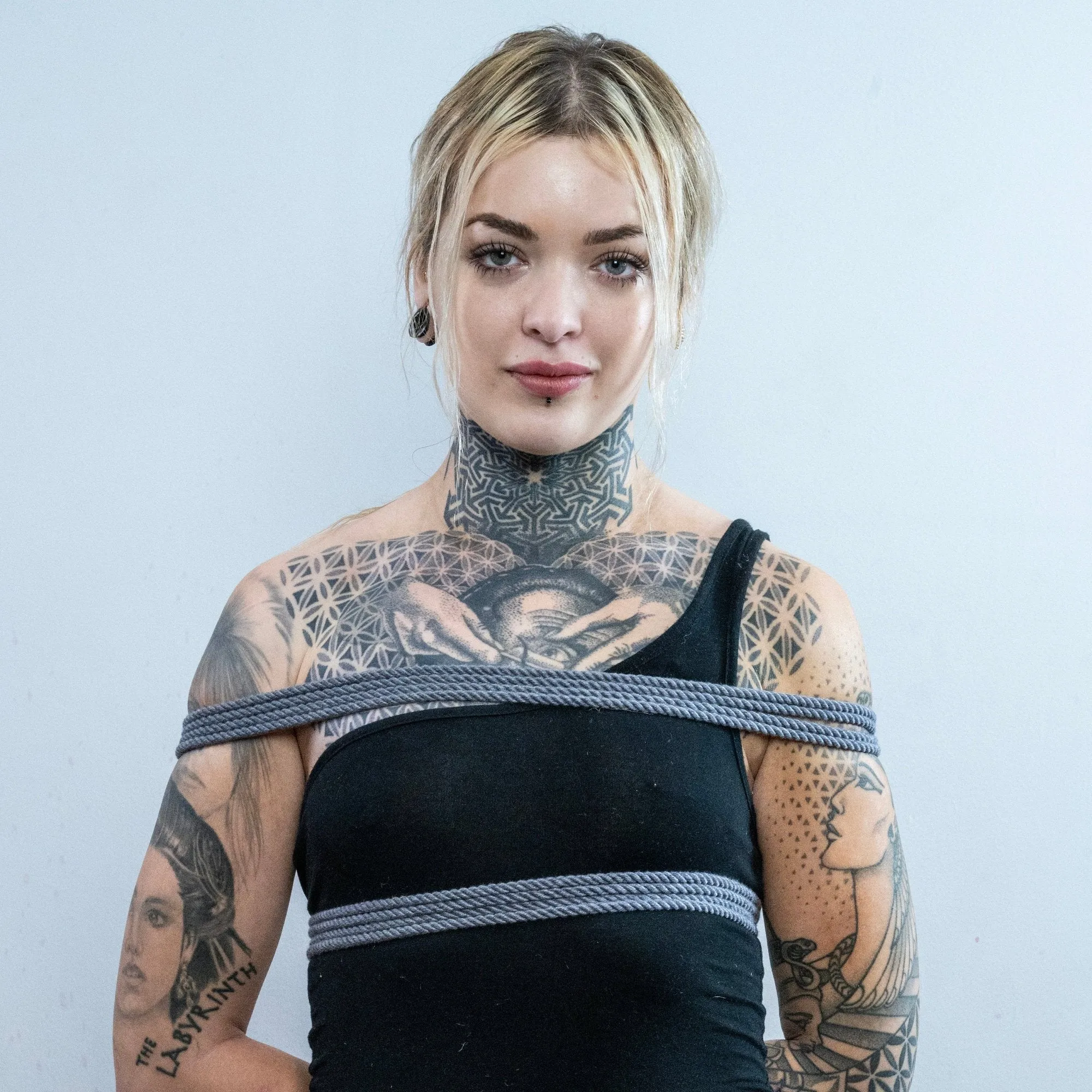 ‘Cloud Grey’ Bamboo Shibari Bondage Rope.