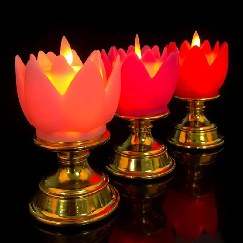 Colorful Electric Lotus LED Light