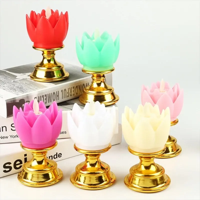Colorful Electric Lotus LED Light