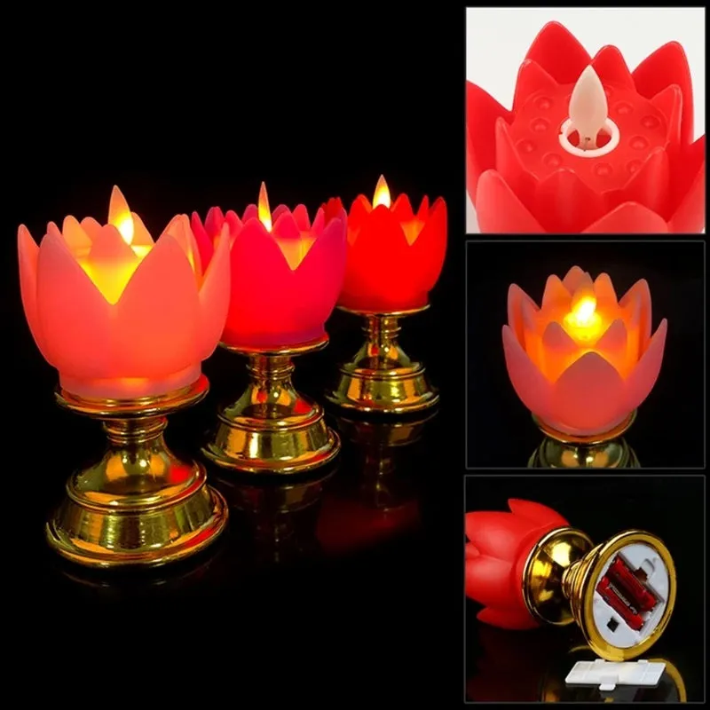 Colorful Electric Lotus LED Light