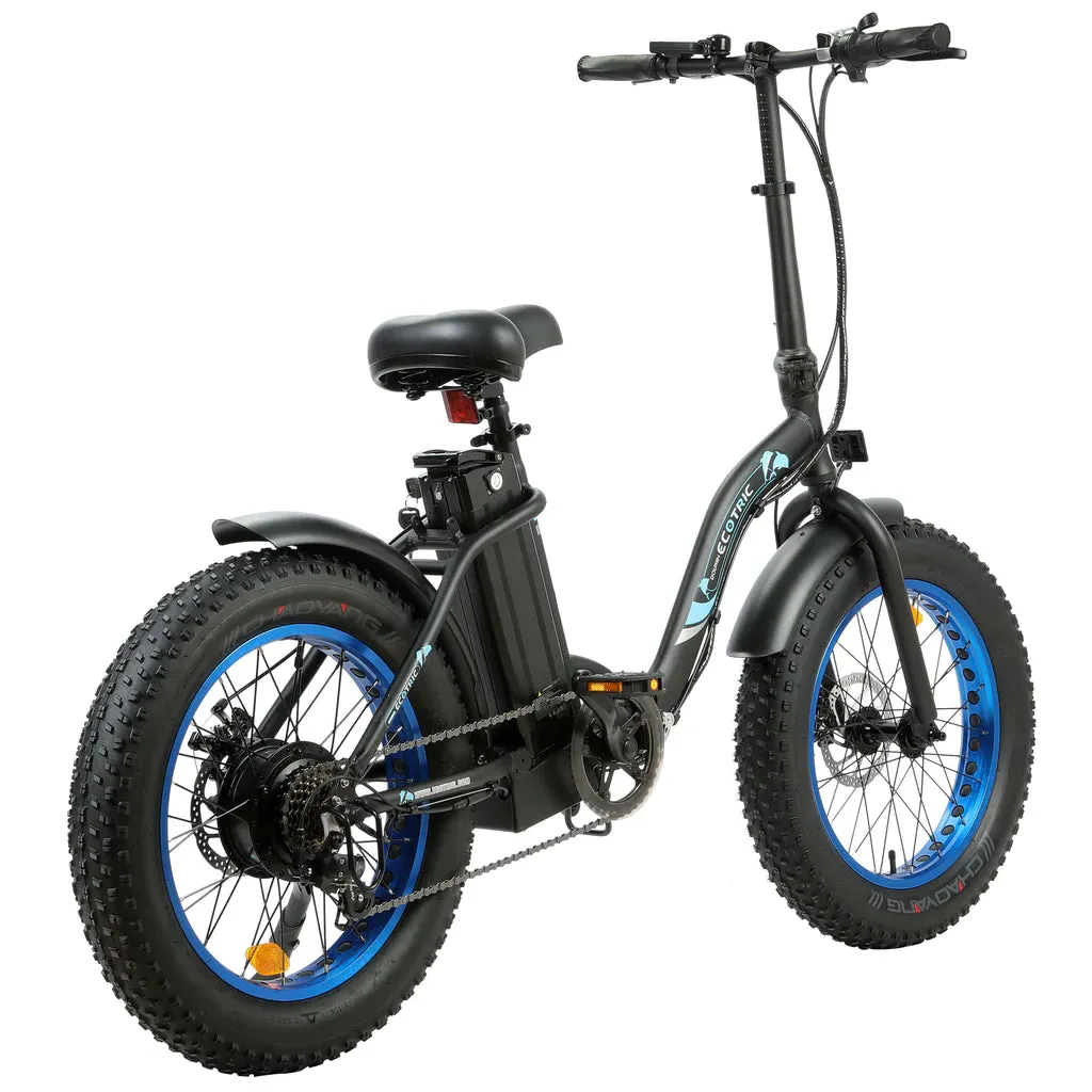 Ecotric Dolphin 36V/12.5Ah 500W UL Certified Folding Fat Tire Electric Bike