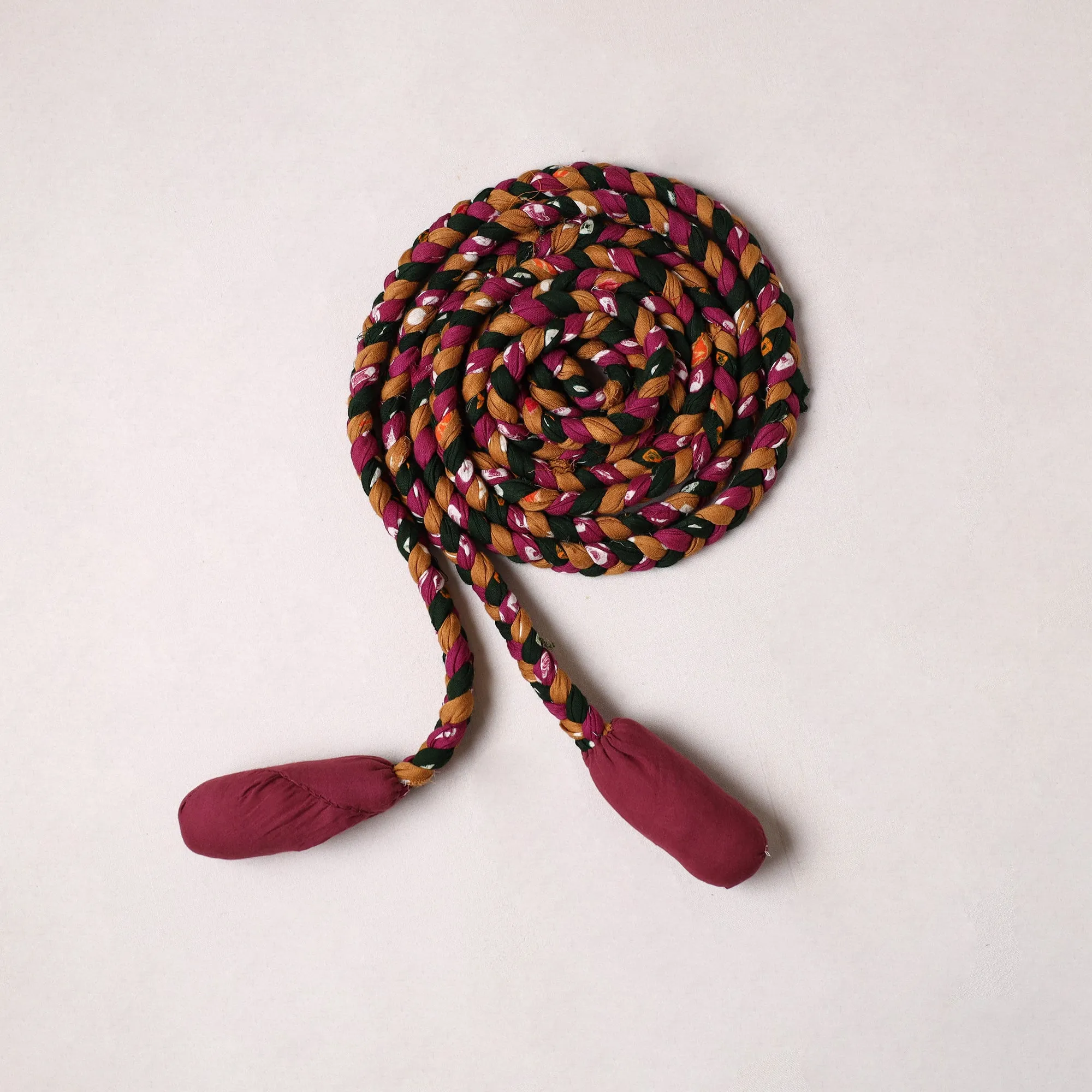 Handmade Upcycled Fabric Skipping Rope 02