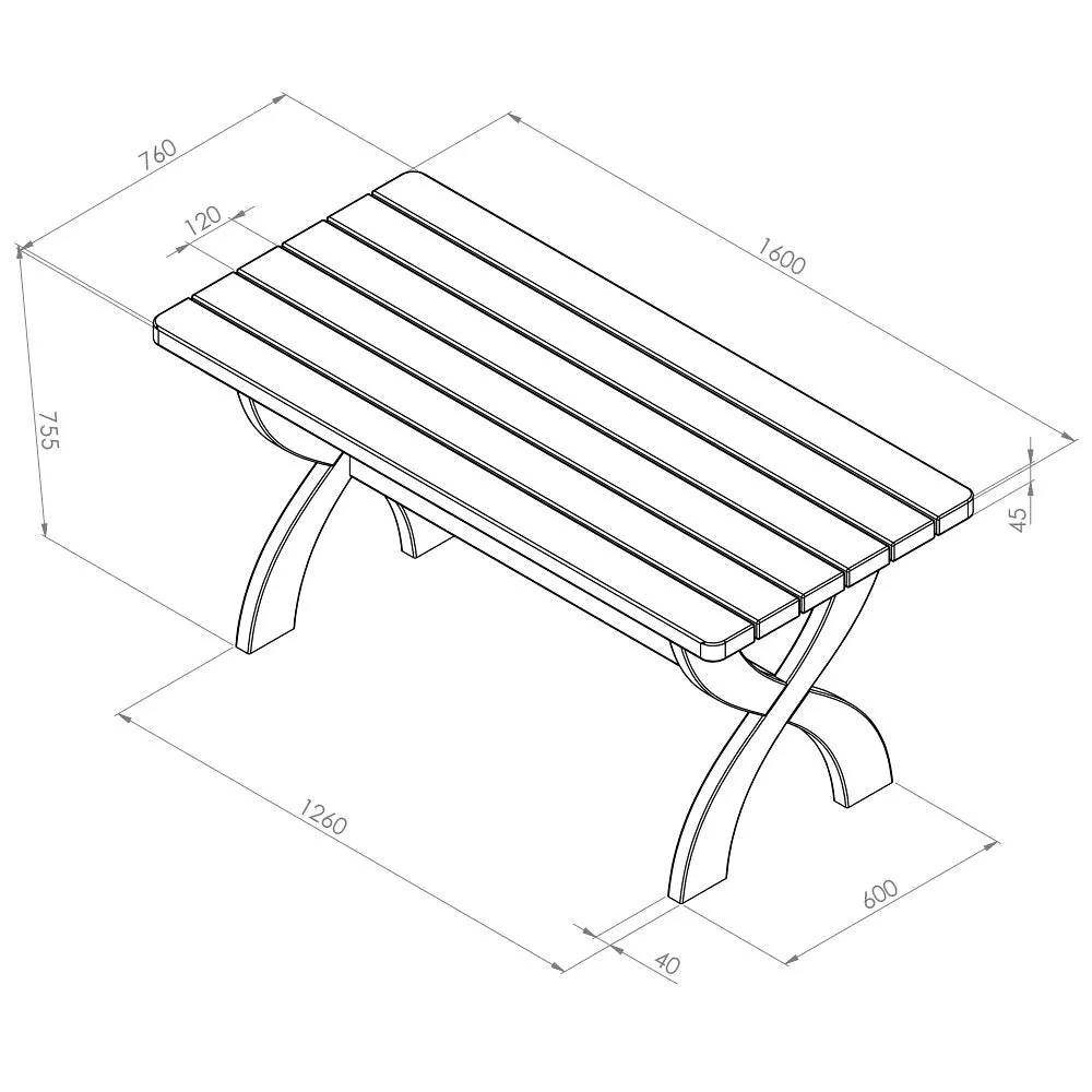 Harriet 6 Seater Dining Set | Garden Dining Set