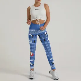 Jesus Santa Choking Leggings