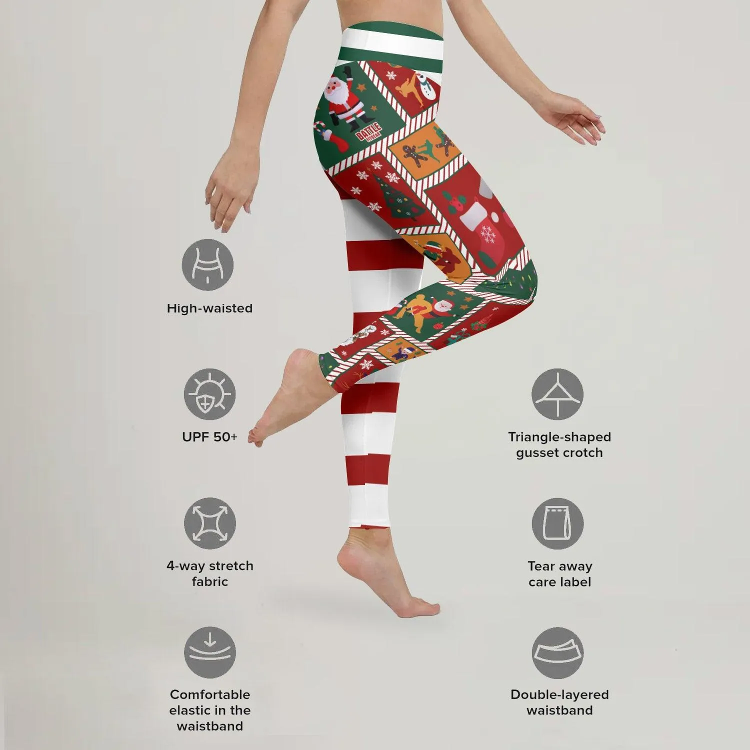 Jiu Jitsu Christmas Leggings