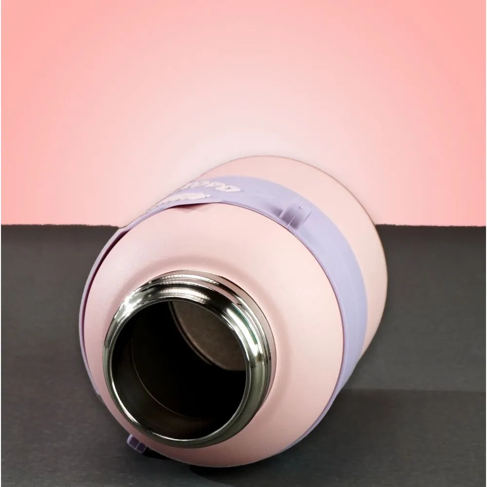 Little Surprise Box, Pink Game Theme tempertaure Controlled Stainless Steel Kids Water Bottle, 550ml