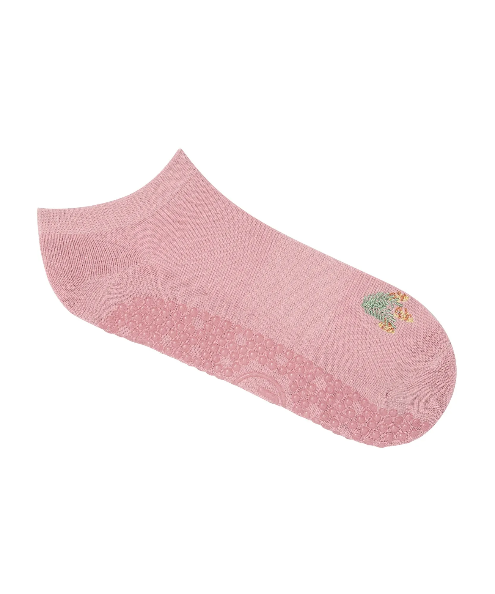 MoveActive - Classic Low Rise Grip Socks - Wattle Blossom