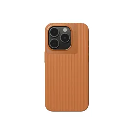 NUDIENT iPhone 15 Pro - Bold Case Charcoal - Tangerine Orange