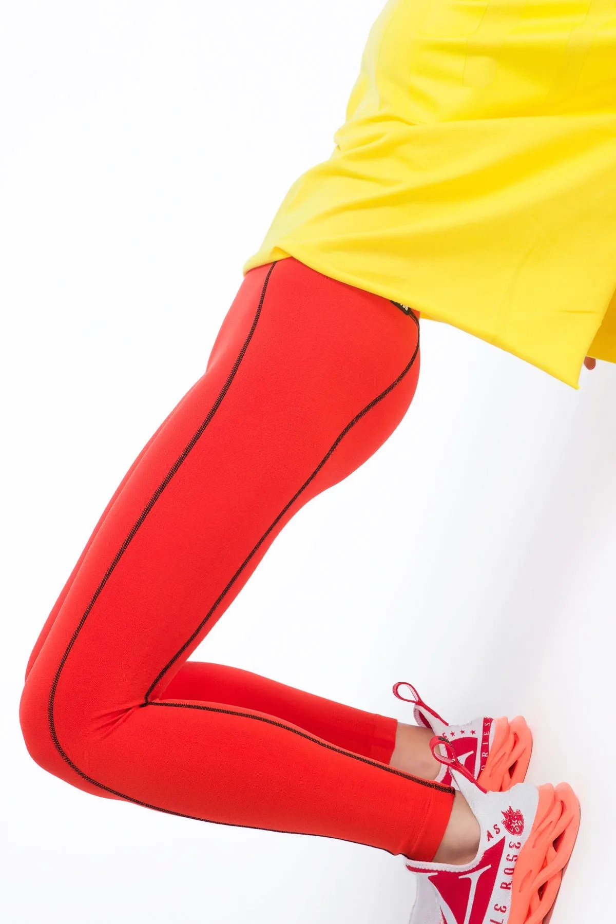 Orange Leggings 9387
