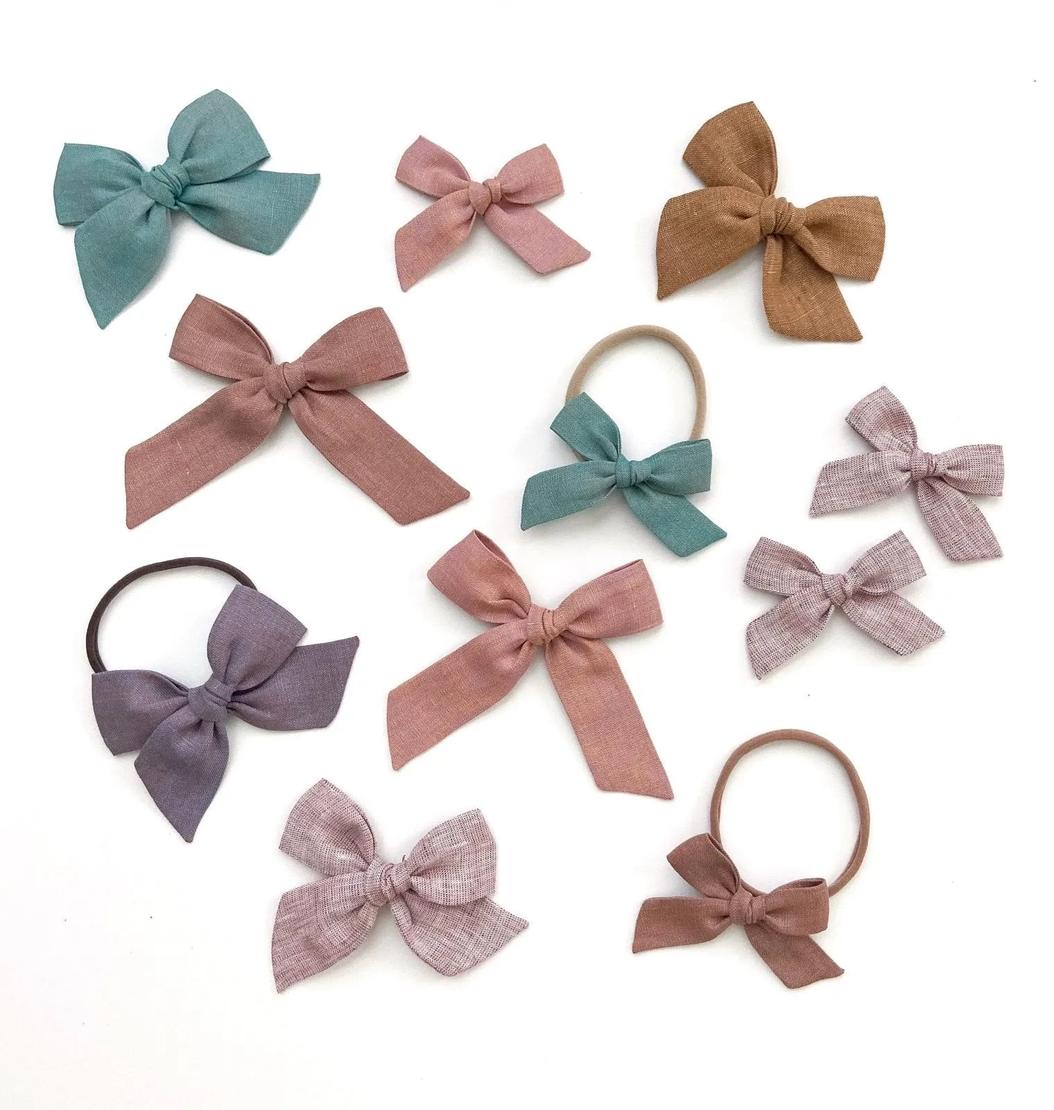 Party Bow | Golden Lavender - Alligator Clip