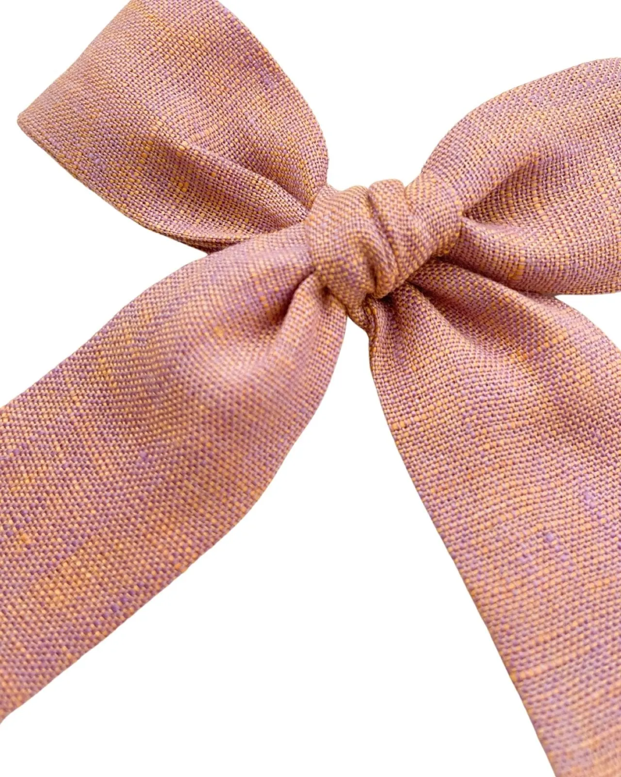 Party Bow | Golden Lavender - Alligator Clip