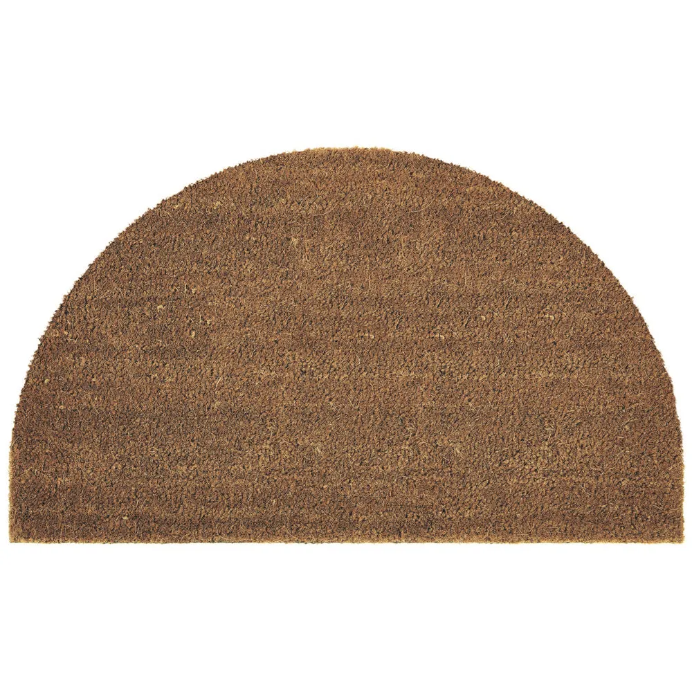 Plain Natural Coir - Half Moon
