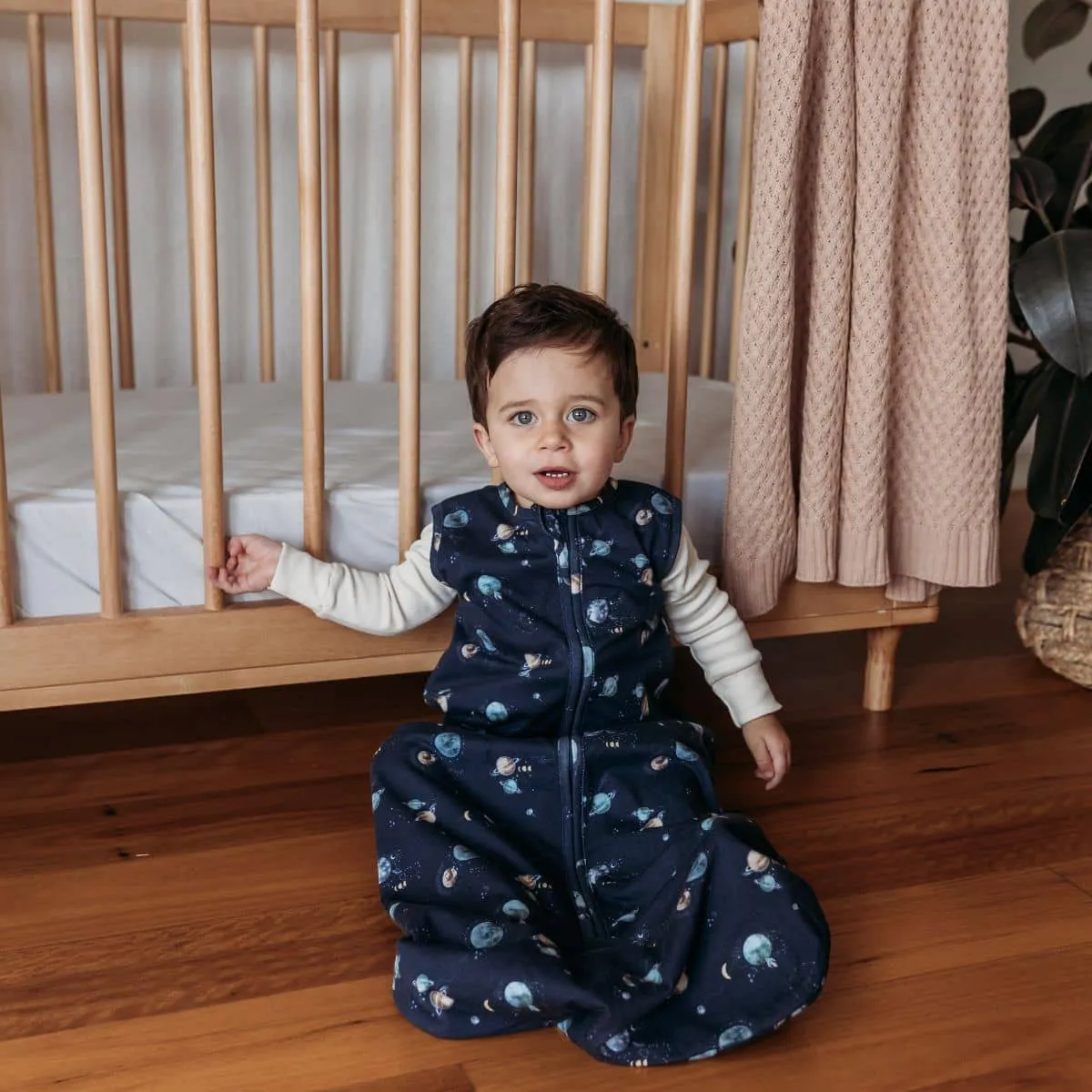 Snuggle Hunny Organic Jersey Sleeping Bag 1.0 TOG - Milky Way