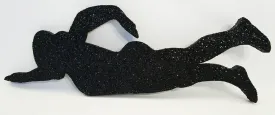 Swimmer Black Styrofoam Clearance cutout