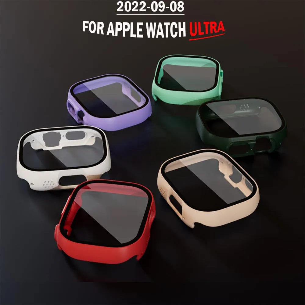 Tempered Glass Case Cover For Apple Watch Ultra 49mm