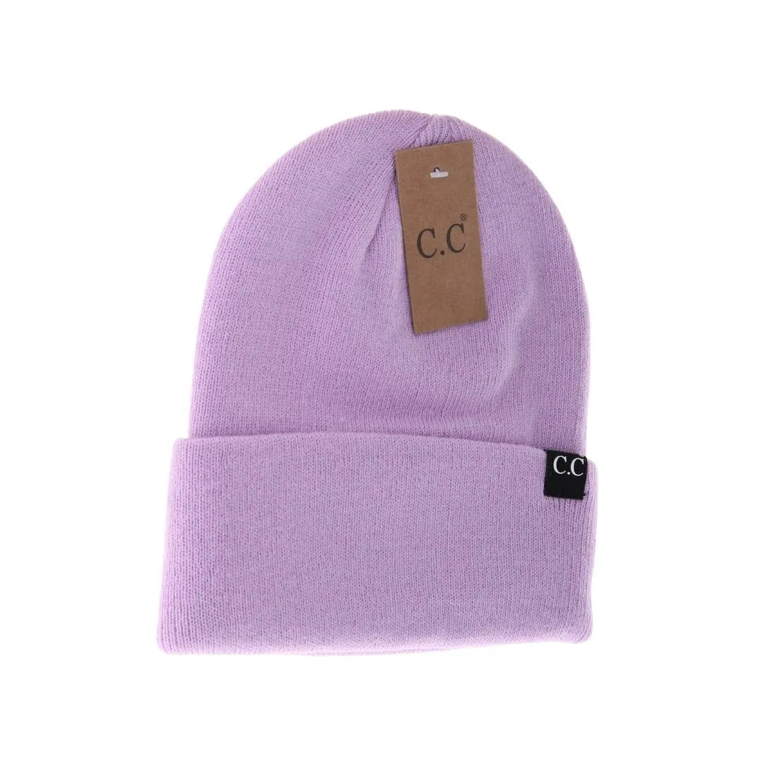 Unisex Wide Cuff C.C Beanie