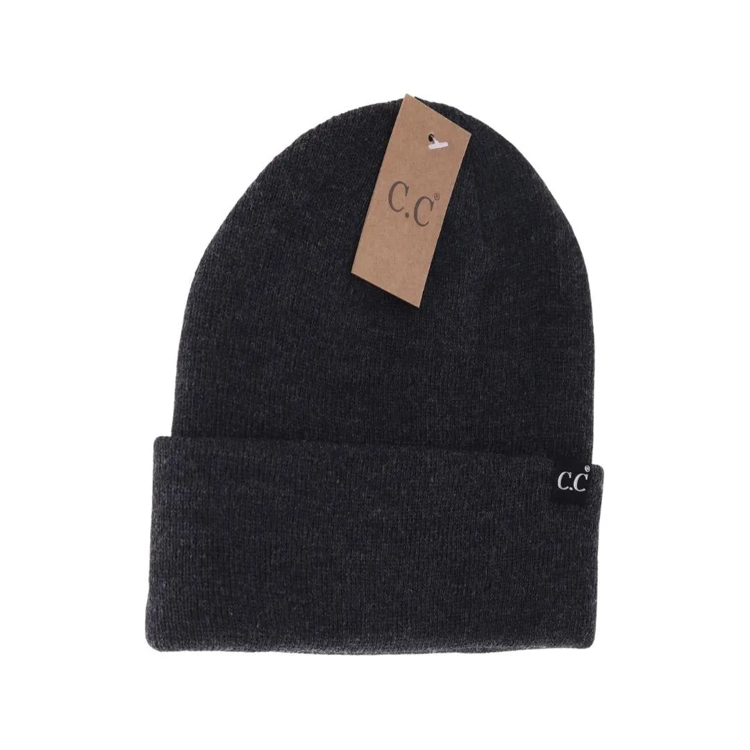 Unisex Wide Cuff C.C Beanie