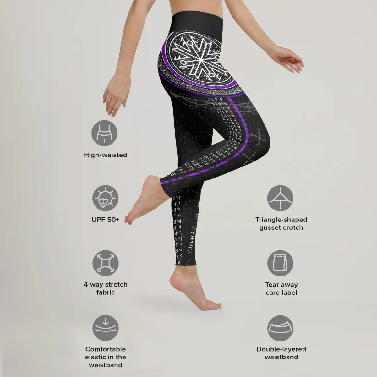 Viking Norse Rune Leggings