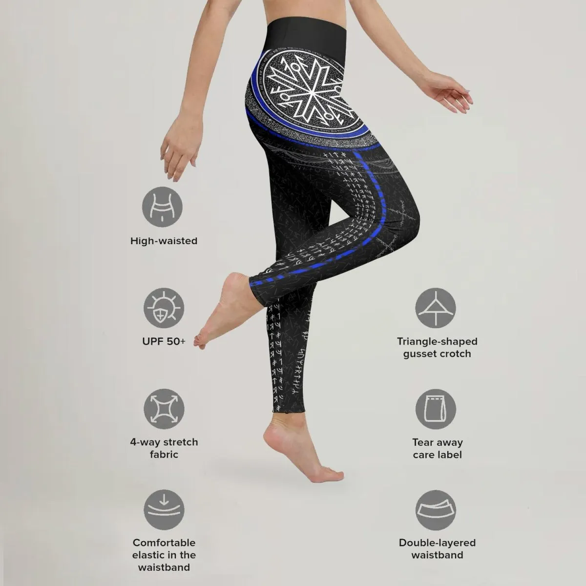 Viking Norse Rune Leggings