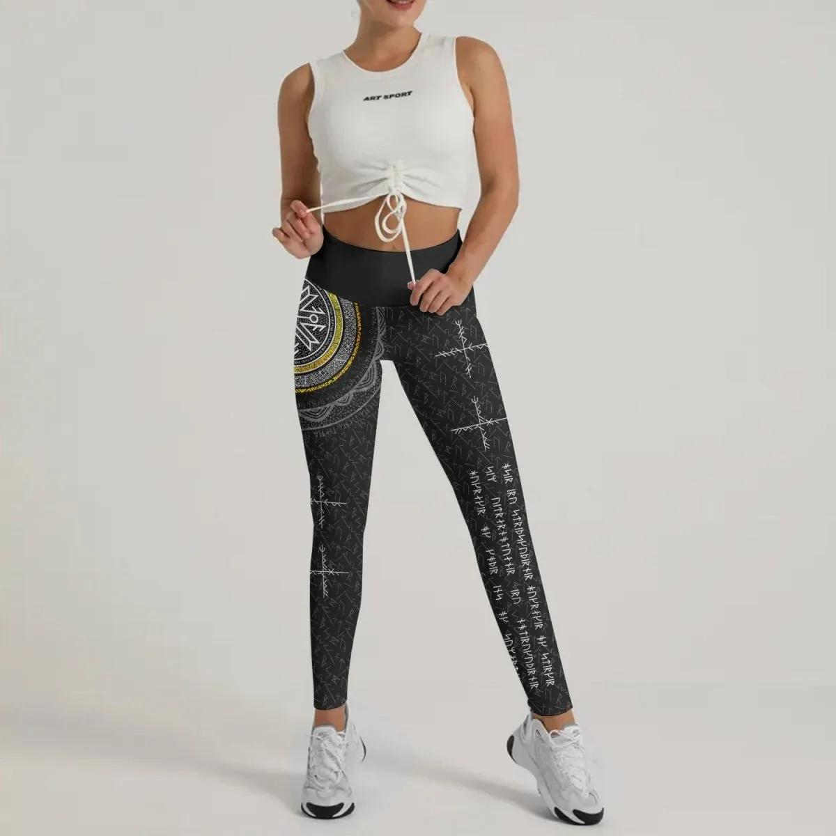 Viking Norse Rune Leggings