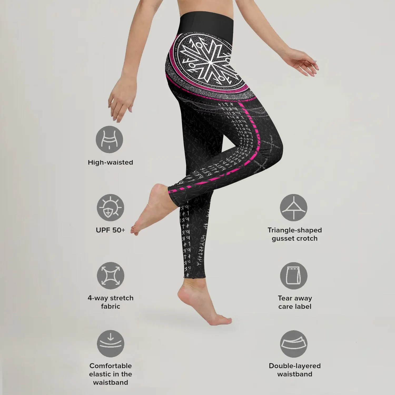 Viking Norse Rune Leggings