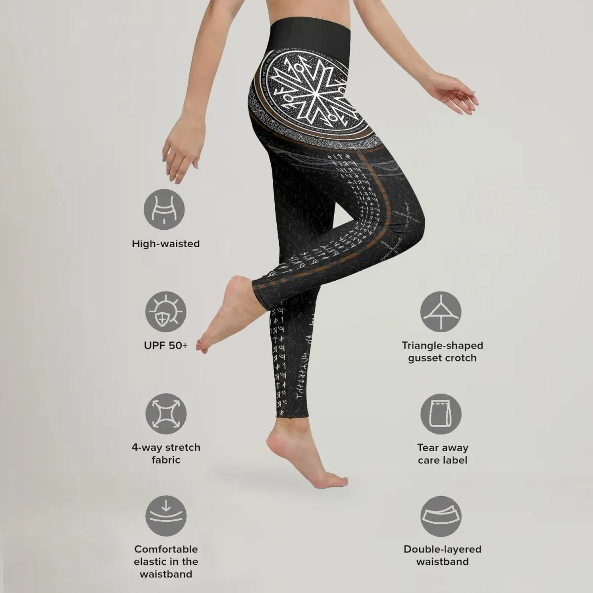 Viking Norse Rune Leggings